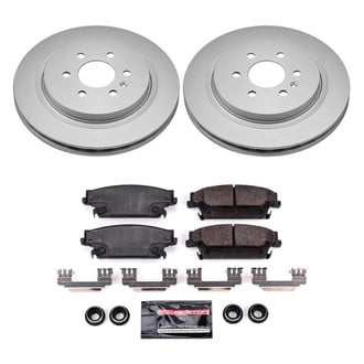 PowerStop® - Z23 Evolution Geomet® Plain Rear Brake Kit