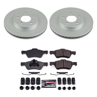 PowerStop® - Z23 Evolution Geomet® Plain Front Brake Kit