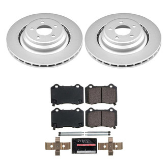 PowerStop® - Z23 Evolution Geomet® Plain Rear Brake Kit