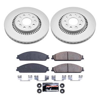 PowerStop® - Z23 Evolution Geomet® Plain Front Brake Kit