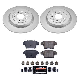 PowerStop® - Z23 Evolution Geomet® Plain Rear Brake Kit