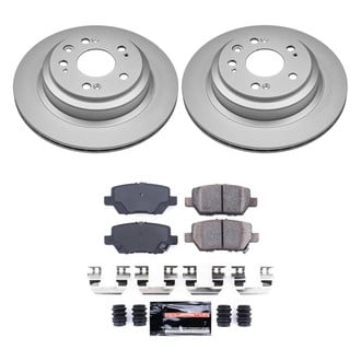 PowerStop® - Z23 Evolution Geomet® Plain Rear Brake Kit