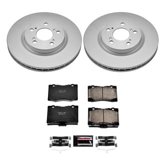 PowerStop® - Z23 Evolution Geomet® Plain Front Brake Kit