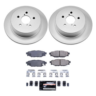 PowerStop® CPK4632-23 - Z23 Evolution Geomet® Plain Rear Brake Kit