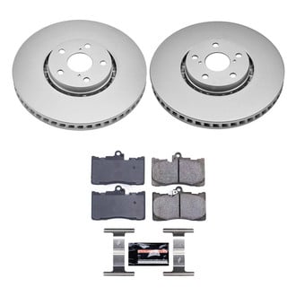 PowerStop® - Z23 Evolution Geomet® Plain Front Brake Kit
