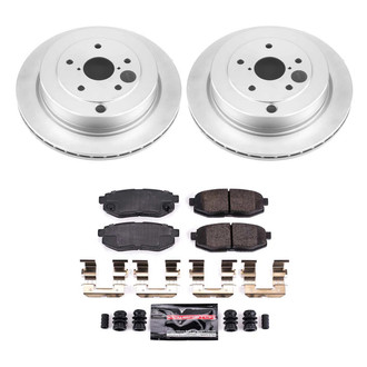 PowerStop® CPK4645-23 - Z23 Evolution Geomet® Plain Rear Brake Kit