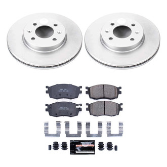PowerStop® - Z23 Evolution Geomet® Plain Front Brake Kit