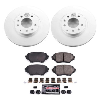 PowerStop® - Z23 Evolution Geomet® Plain Front Brake Kit