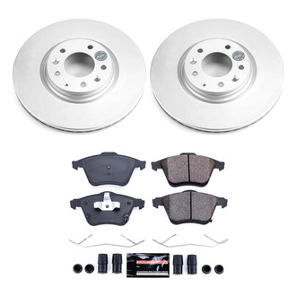 PowerStop® - Z23 Evolution Geomet® Plain Front Brake Kit