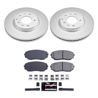 PowerStop® - Z23 Evolution Geomet® Plain Front Brake Kit