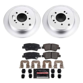 PowerStop® - Z23 Evolution Geomet® Plain Rear Brake Kit
