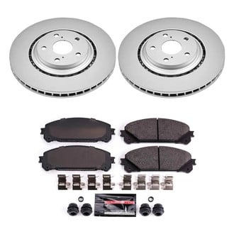 PowerStop® - Z23 Evolution Geomet® Plain Front Brake Kit