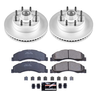 PowerStop® - Z23 Evolution Geomet® Plain Front Brake Kit