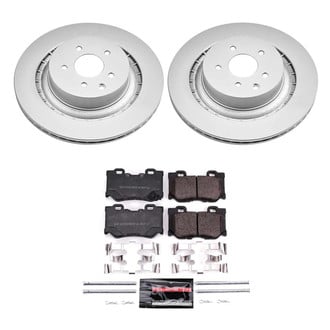 PowerStop® - Z23 Evolution Geomet® Plain Rear Brake Kit