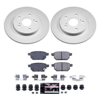 PowerStop® - Z23 Evolution Geomet® Plain Rear Brake Kit