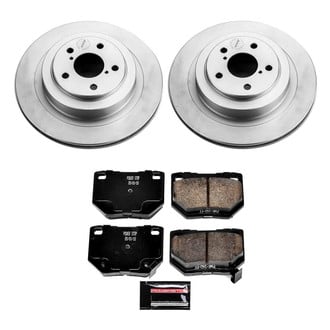 PowerStop® - Z23 Evolution Geomet® Plain Rear Brake Kit