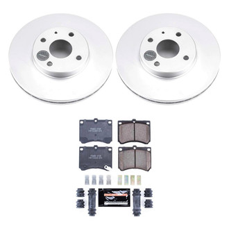 PowerStop® - Z23 Evolution Geomet® Plain Front Brake Kit