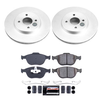 PowerStop® - Z23 Evolution Geomet® Plain Front Brake Kit