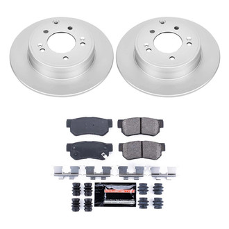 PowerStop® - Z23 Evolution Geomet® Plain Rear Brake Kit