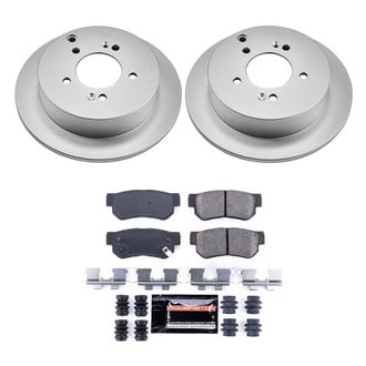 PowerStop® - Z23 Evolution Geomet® Plain Rear Brake Kit