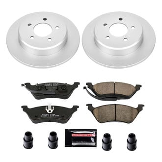 PowerStop® - Z23 Evolution Geomet® Plain Rear Brake Kit