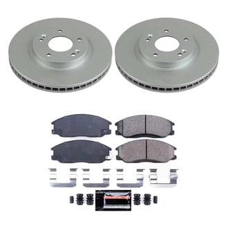 PowerStop® - Z23 Evolution Geomet® Plain Front Brake Kit