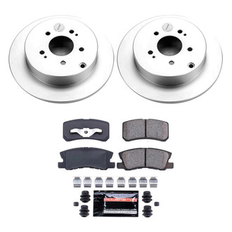 PowerStop® - Z23 Evolution Geomet® Plain Rear Brake Kit