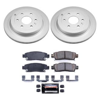 PowerStop® - Z23 Evolution Geomet® Plain Rear Brake Kit