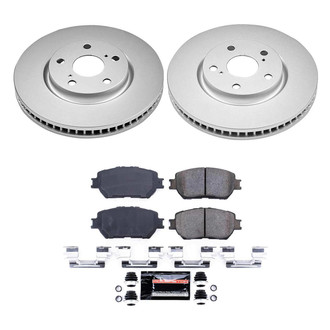 PowerStop® - Z23 Evolution Geomet® Plain Front Brake Kit