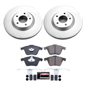 PowerStop® - Z23 Evolution Geomet® Plain Front Brake Kit