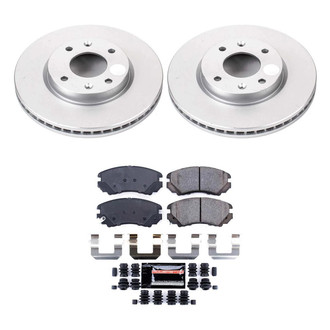 PowerStop® - Z23 Evolution Geomet® Plain Front Brake Kit