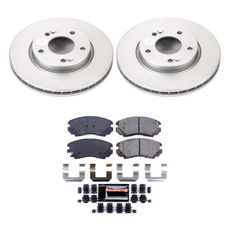 PowerStop® - Z23 Evolution Geomet® Plain Front Brake Kit