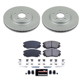 PowerStop® CPK5334-23 - Z23 Evolution Geomet® Plain Front Brake Kit