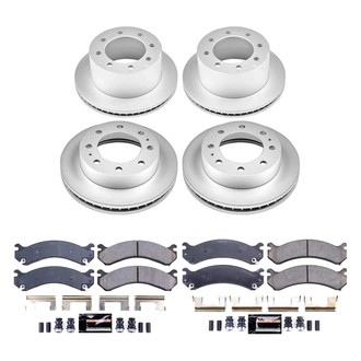 PowerStop® - Z23 Evolution Geomet® Plain Front and Rear Brake Kit