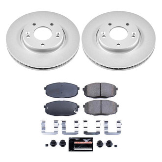 PowerStop® - Z23 Evolution Geomet® Plain Front Brake Kit