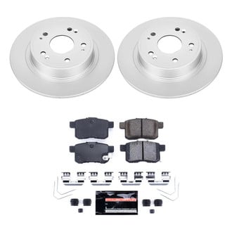PowerStop® - Z23 Evolution Geomet® Plain Rear Brake Kit