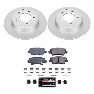 PowerStop® - Z23 Evolution Geomet® Plain Rear Brake Kit
