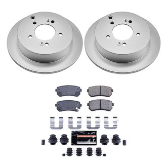 PowerStop® - Z23 Evolution Geomet® Plain Rear Brake Kit