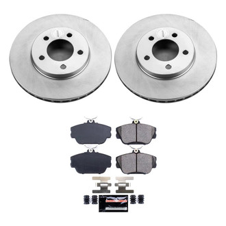 PowerStop® - Z23 Evolution Geomet® Plain Front Brake Kit