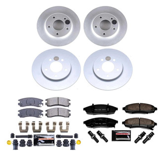 PowerStop® - Z23 Evolution Geomet® Plain Front and Rear Brake Kit