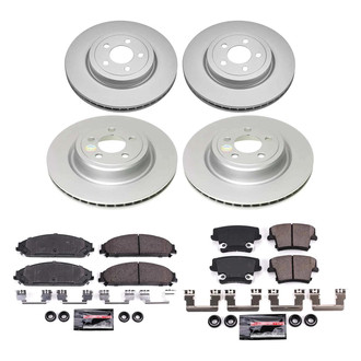 PowerStop® - Z23 Evolution Geomet® Plain Front and Rear Brake Kit
