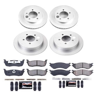 PowerStop® - Z23 Evolution Geomet® Plain Front and Rear Brake Kit