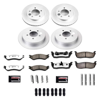 PowerStop® - Z36 Evolution Geomet® Plain Front and Rear Brake Kit