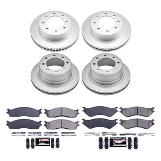 PowerStop® - Z23 Evolution Geomet® Plain Front and Rear Brake Kit