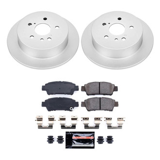 PowerStop® - Z23 Evolution Geomet® Plain Rear Brake Kit