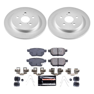 PowerStop® - Z23 Evolution Geomet® Plain Rear Brake Kit