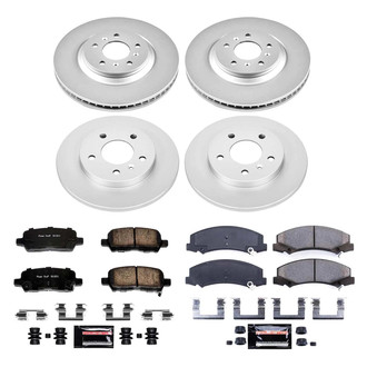 PowerStop® - Z23 Evolution Geomet® Plain Front and Rear Brake Kit
