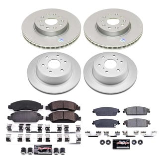 PowerStop® - Z23 Evolution Geomet® Plain Front and Rear Brake Kit