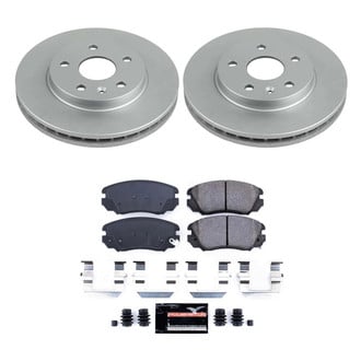 PowerStop® - Z23 Evolution Geomet® Plain Front Brake Kit