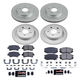 PowerStop® - Z23 Evolution Geomet® Plain Brake Kit